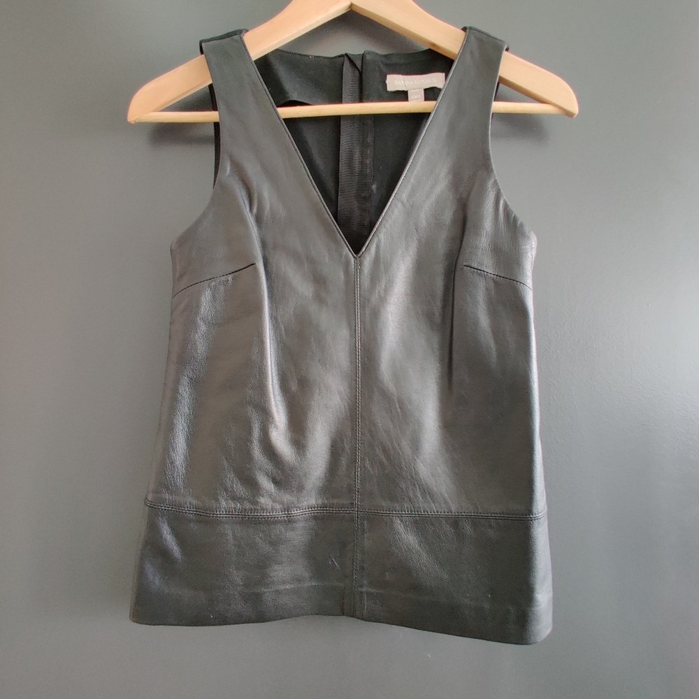 Genuine Lamb Leather Top